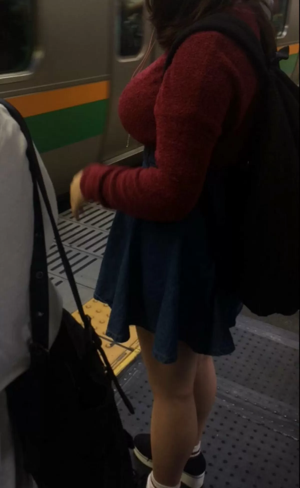 街で見かけた野生のデカ乳スナップショット069