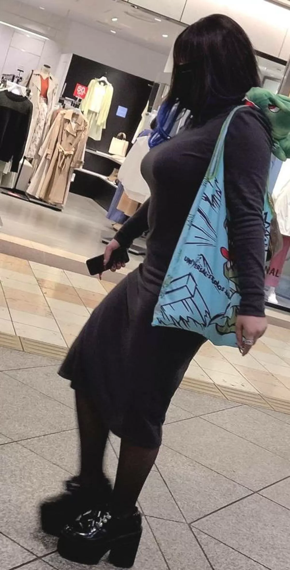 街で見かけた野生のデカ乳スナップショット071