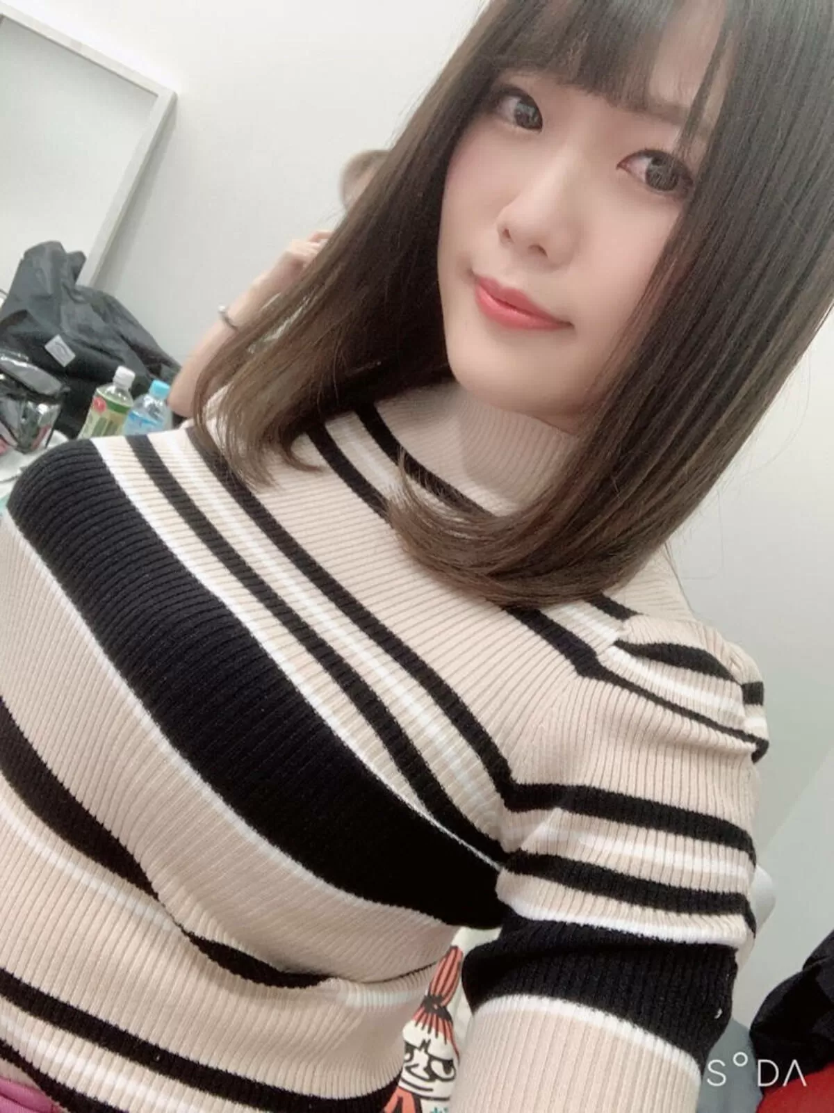 ボーダー柄の着衣おっぱいエロ画像41枚026