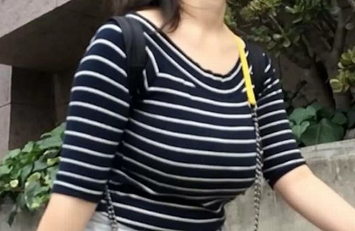 ボーダー柄の着衣おっぱいエロ画像41枚029