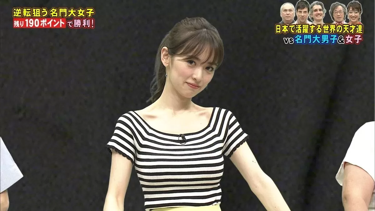 ボーダー柄の着衣おっぱいエロ画像41枚035