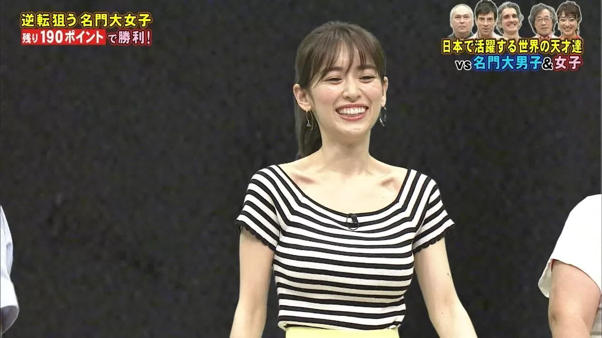 ボーダー柄の着衣おっぱいエロ画像41枚036