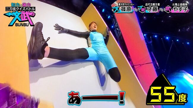 【画像18枚】TBSアナ篠原梨菜がクイズバトル文武でむっちり開脚解禁！お股丸見え017