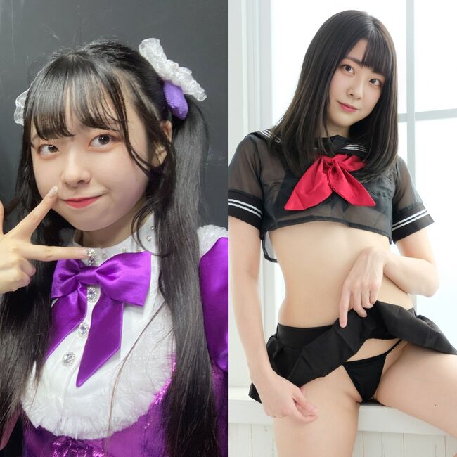 【画像】某地下アイドル、マン肉が見えてしまうレベルのエグい営業をさせられていた件005