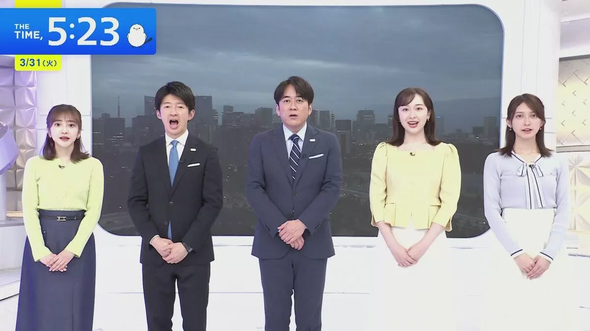【画像】THE TIME,で宇賀神メグアナ、深々お辞儀で谷間おっぱいハプニング！むっちり胸チラがうっかり見えちゃった004