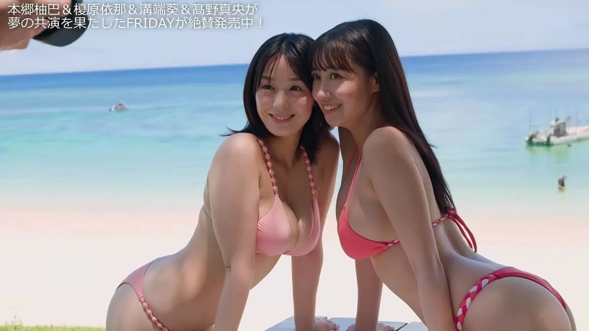 【画像+動画】今年一番と噂の超大型新人グラドル髙野真央(22)、夢の共演で魅せつけるスケベボディ016