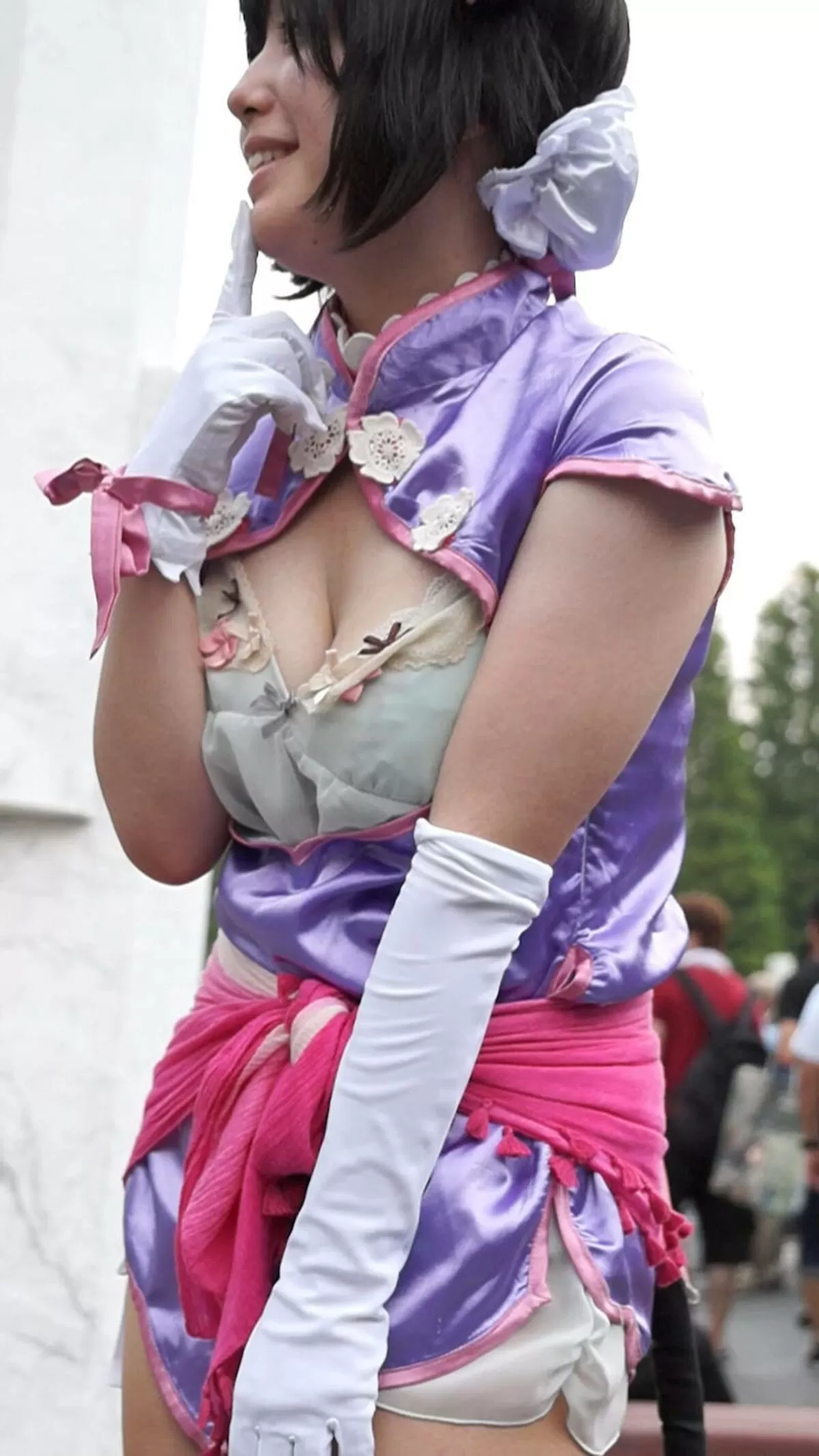 コスプレ胸チラエロ画像023