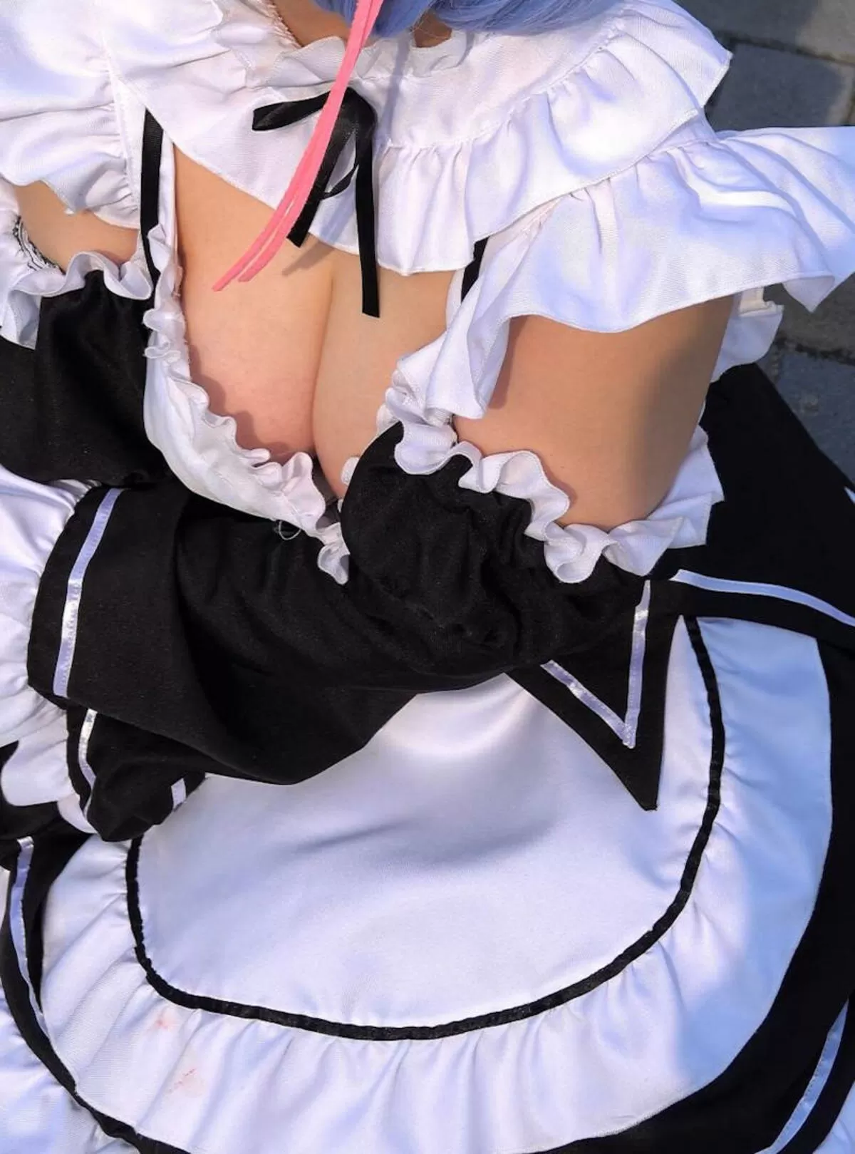 コスプレ胸チラエロ画像035