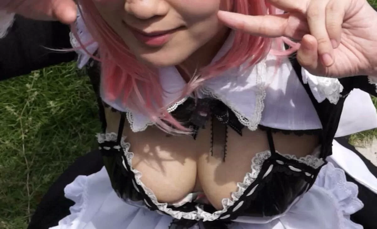 コスプレ胸チラエロ画像042