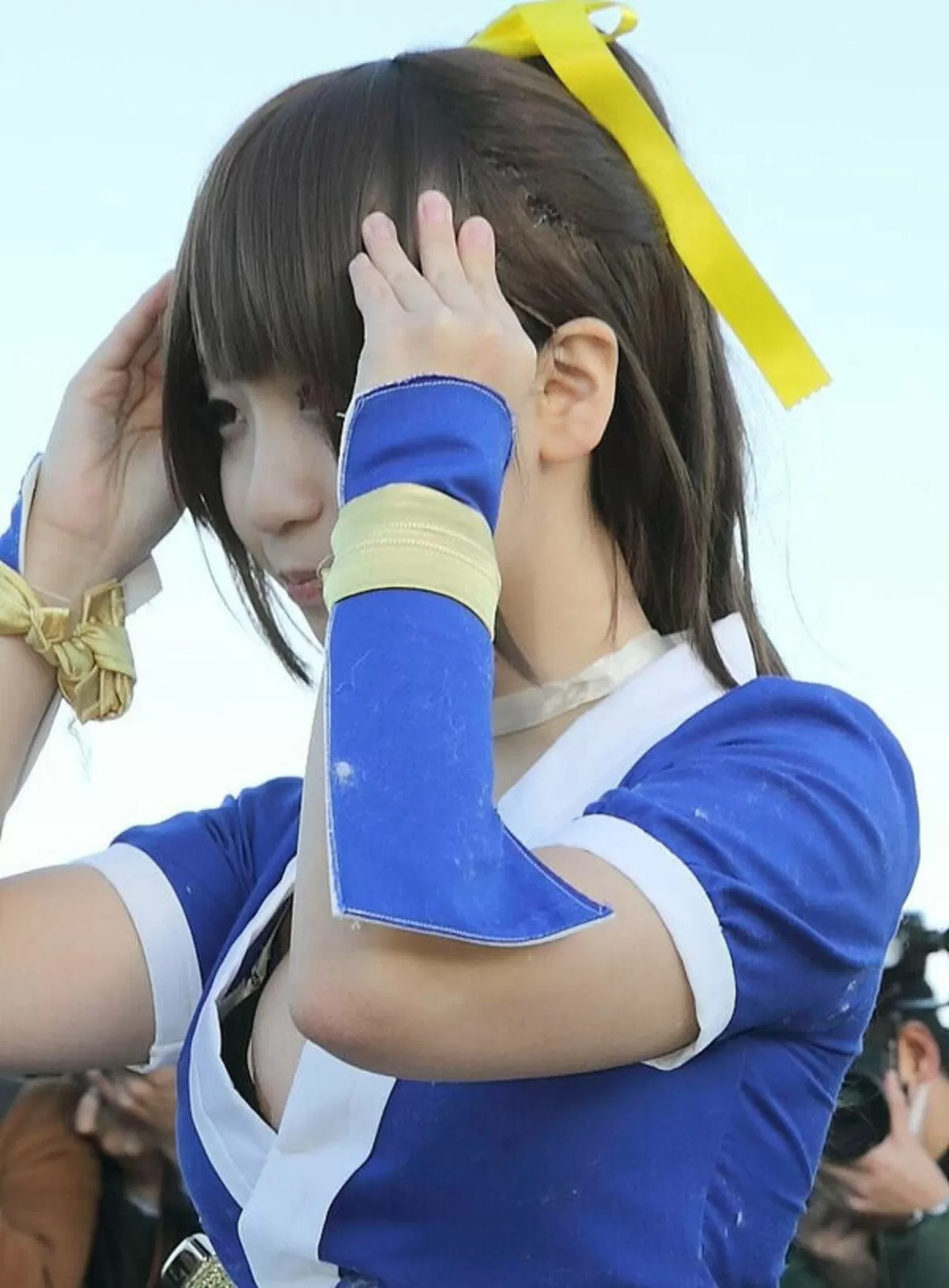 コスプレ胸チラエロ画像055