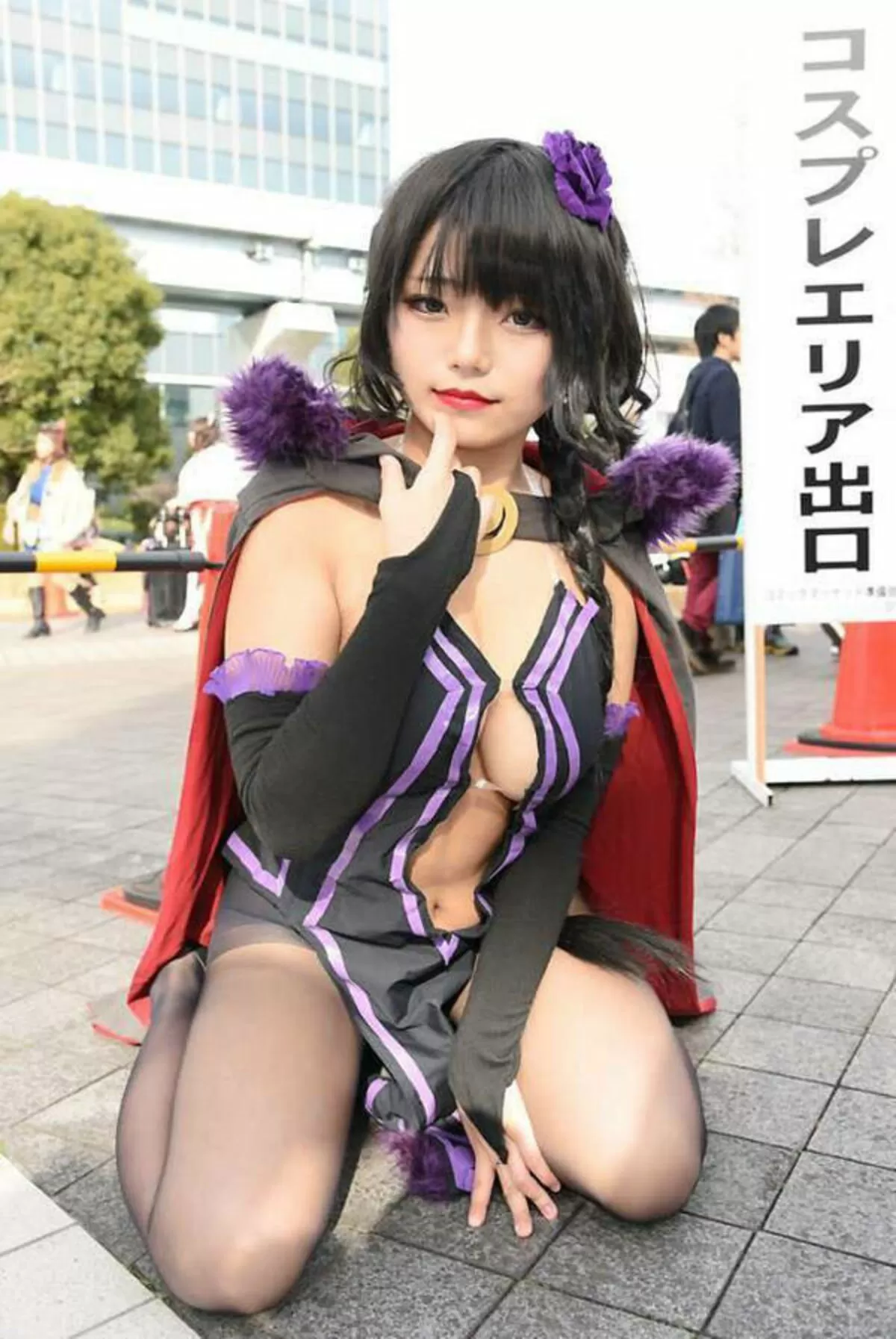 コスプレ胸チラエロ画像119