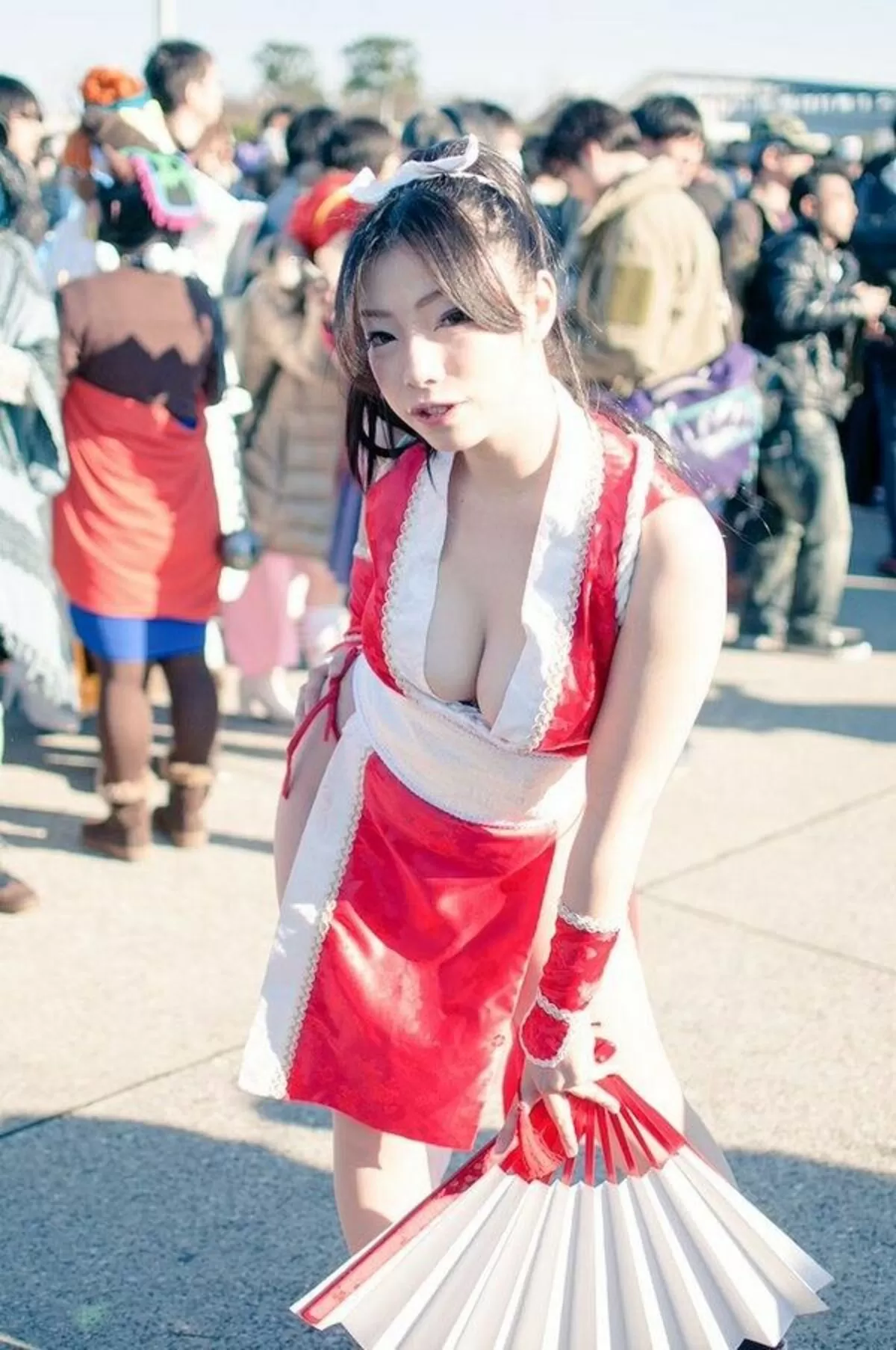 コスプレ胸チラエロ画像137