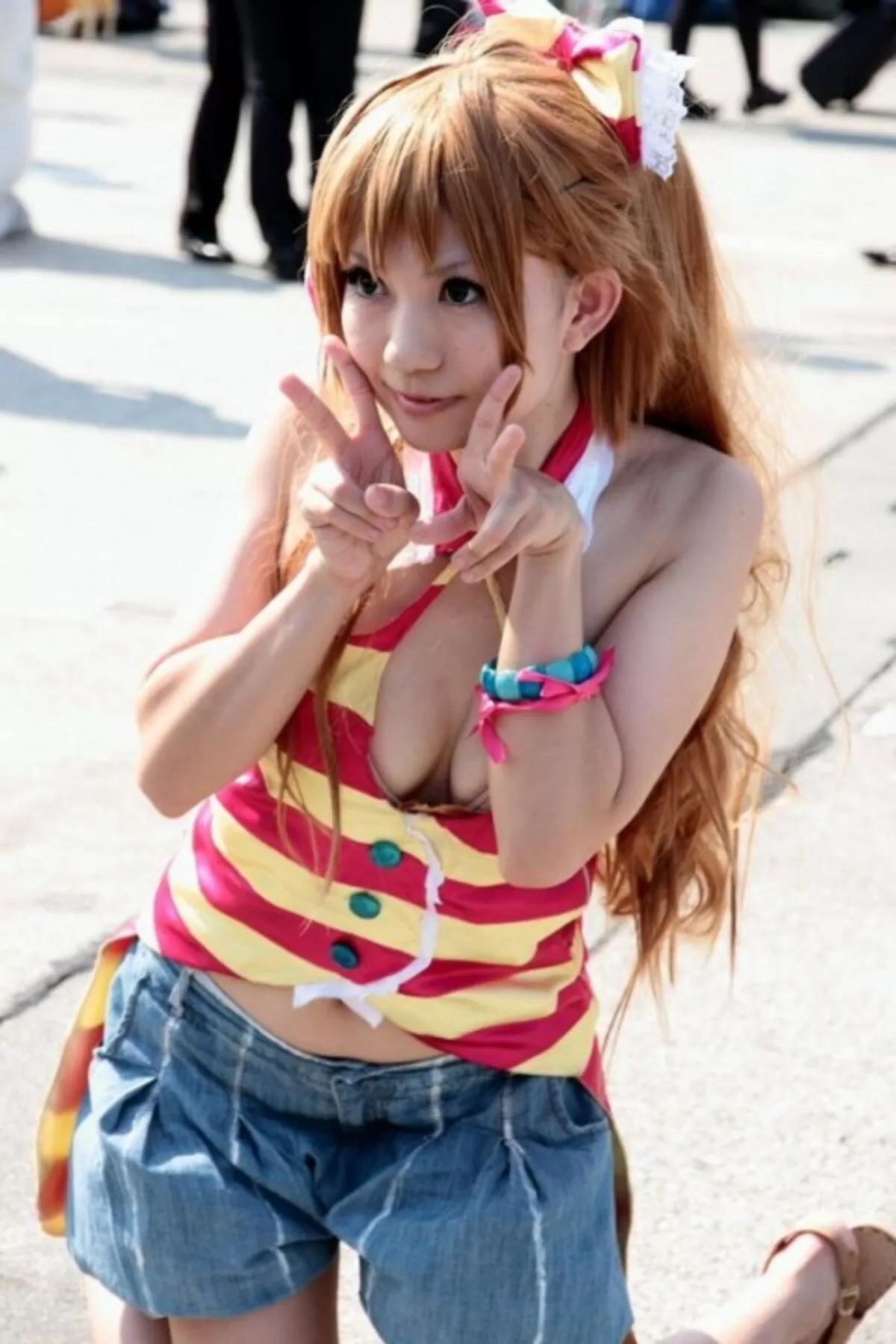コスプレ胸チラエロ画像154