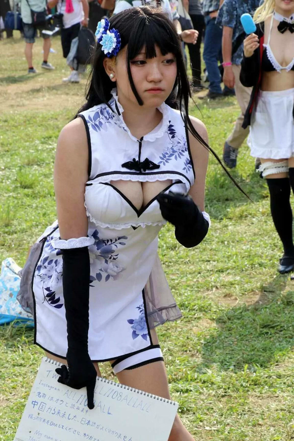 コスプレ胸チラエロ画像160