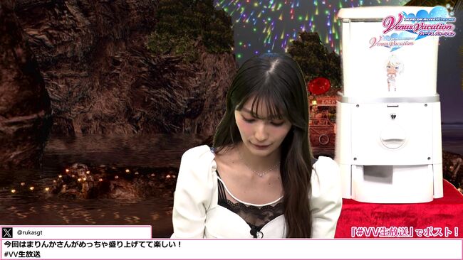 【画像】声優・高野麻里佳、DOAXVV生放送で透け谷間な胸チラが話題に006