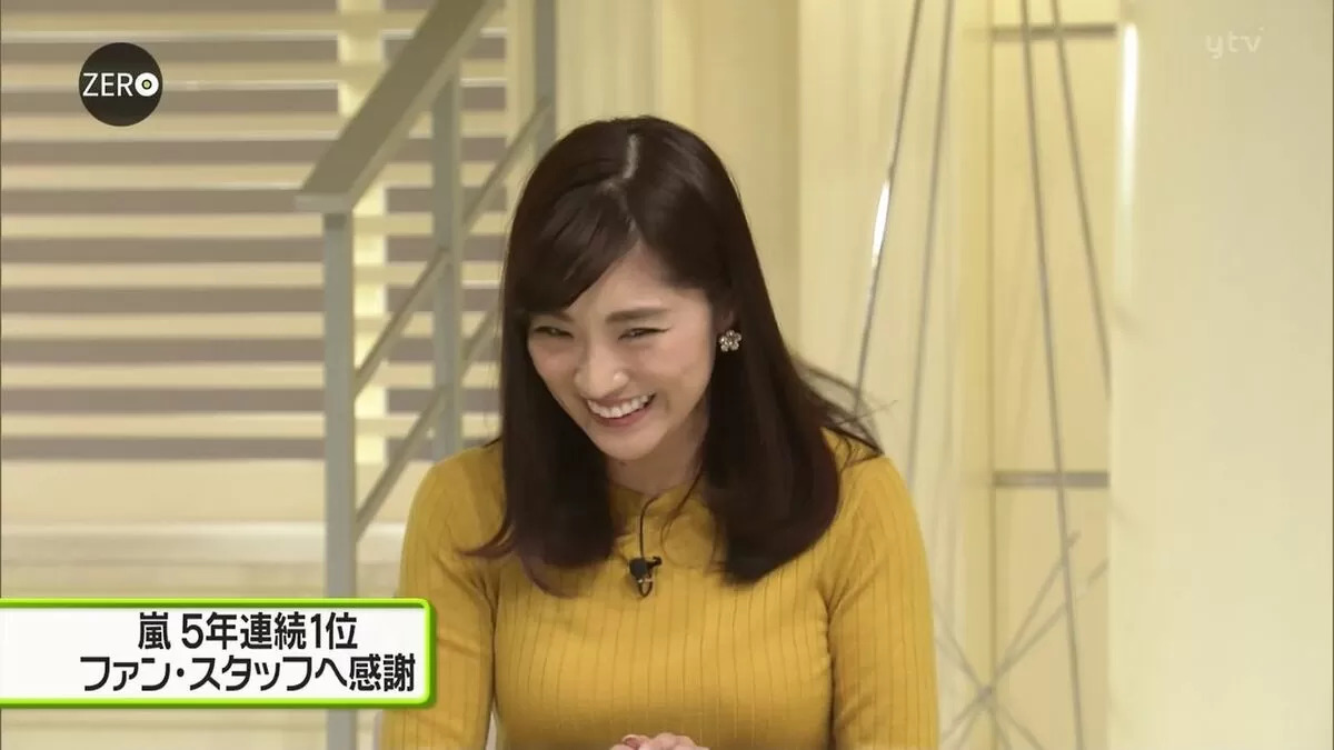 服の上からでもはっきり分かる巨乳女子アナ画像【着衣おっぱい】109枚106