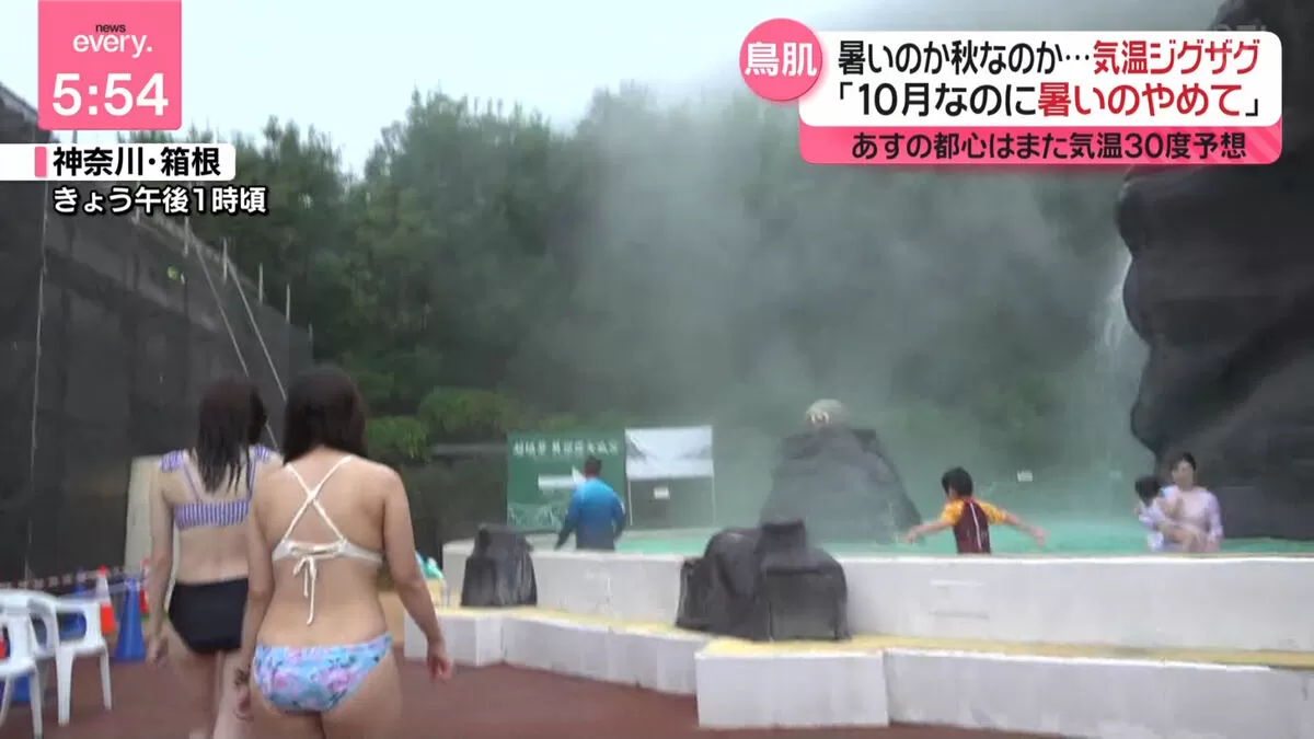 【画像】every.で可愛い巨乳水着女子のむっちりおっぱい＆プリプリお尻が大胆に映し出される！水着から溢れんばかりのむっちむちボディに視聴者釘付け002
