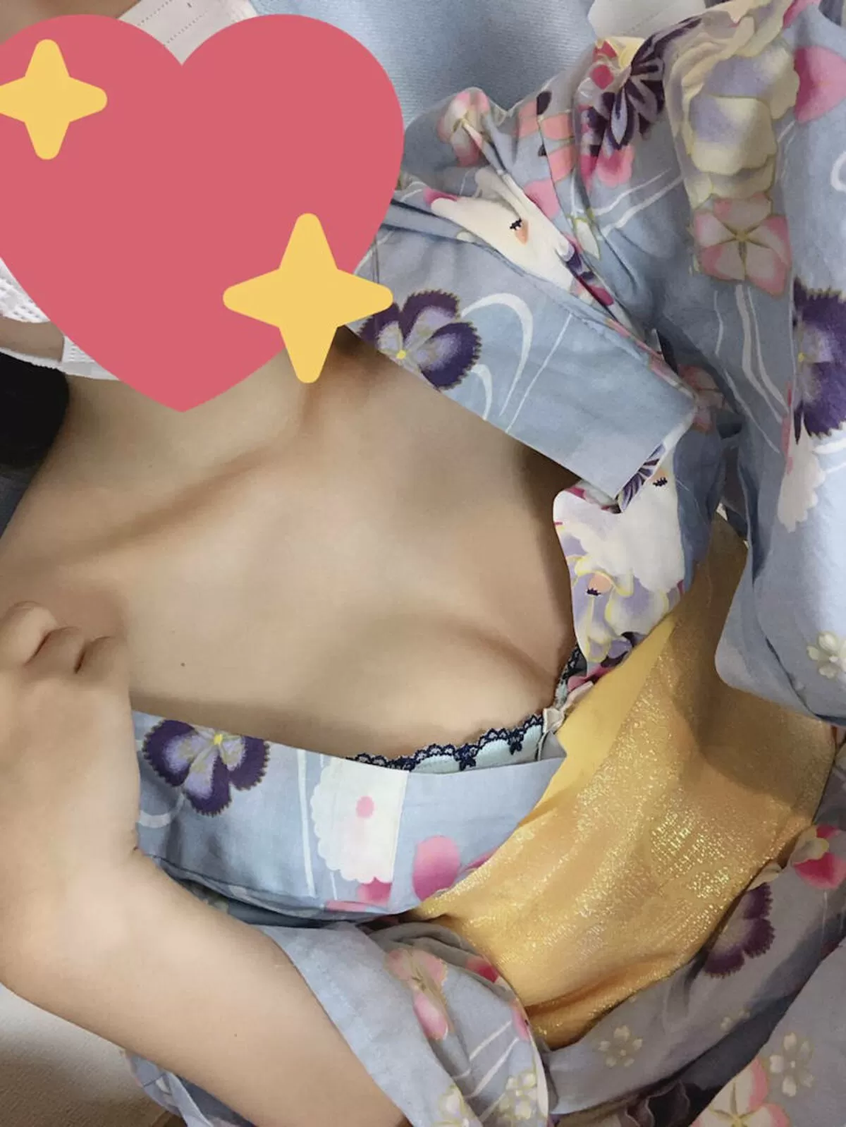 浴衣胸チラのエロ画像030