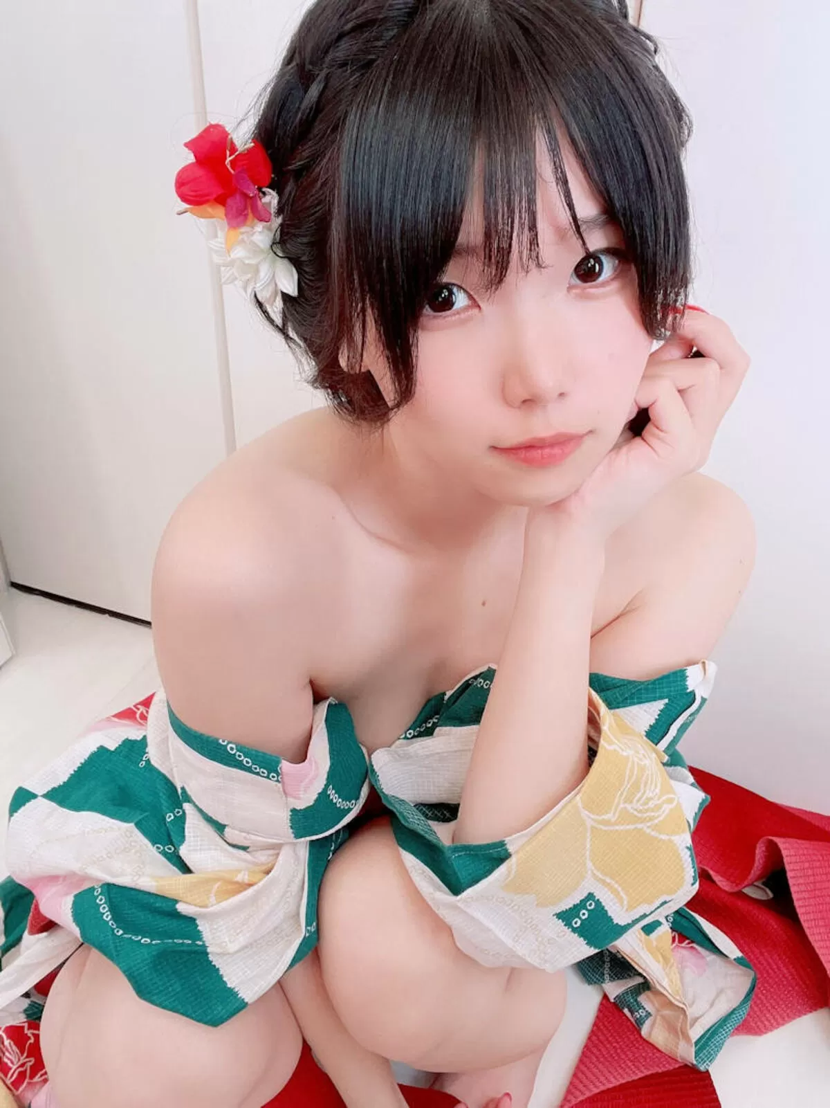 浴衣胸チラのエロ画像101
