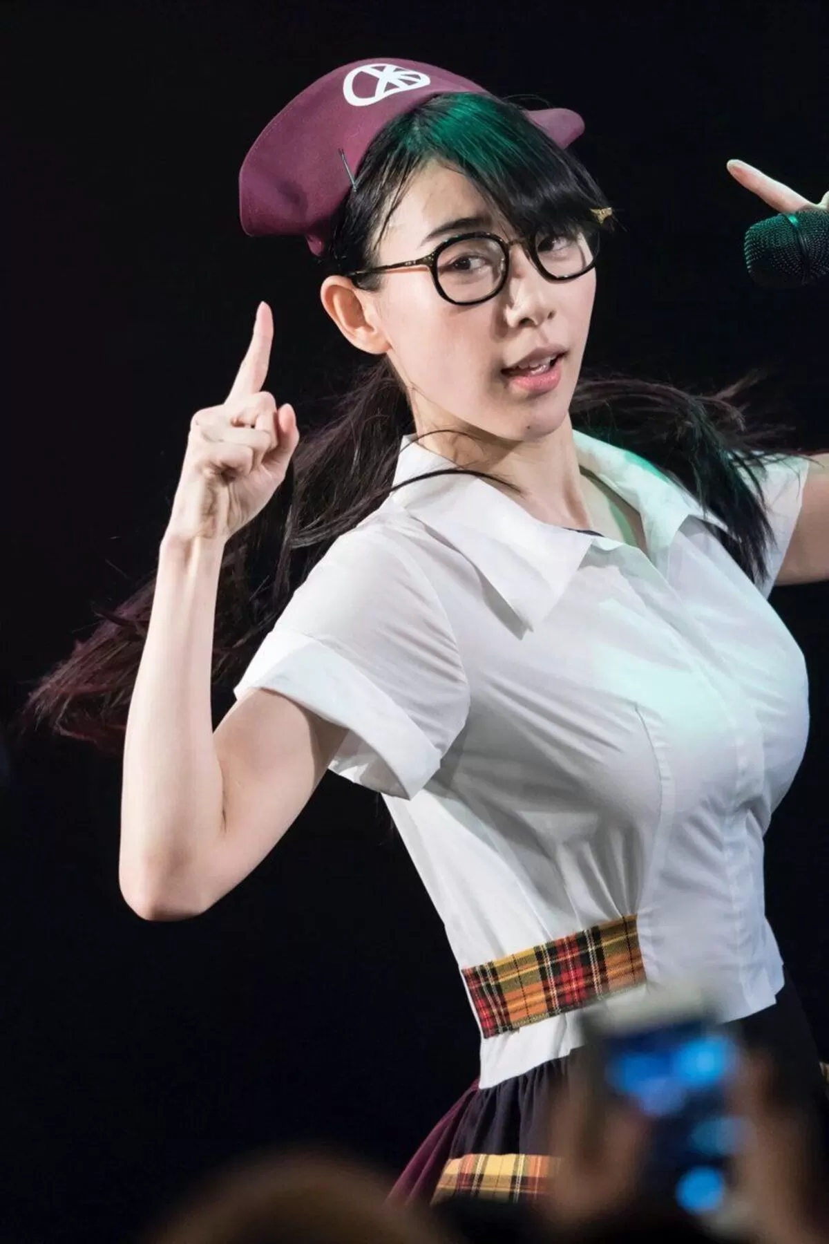 眼鏡巨乳 エロ画像092