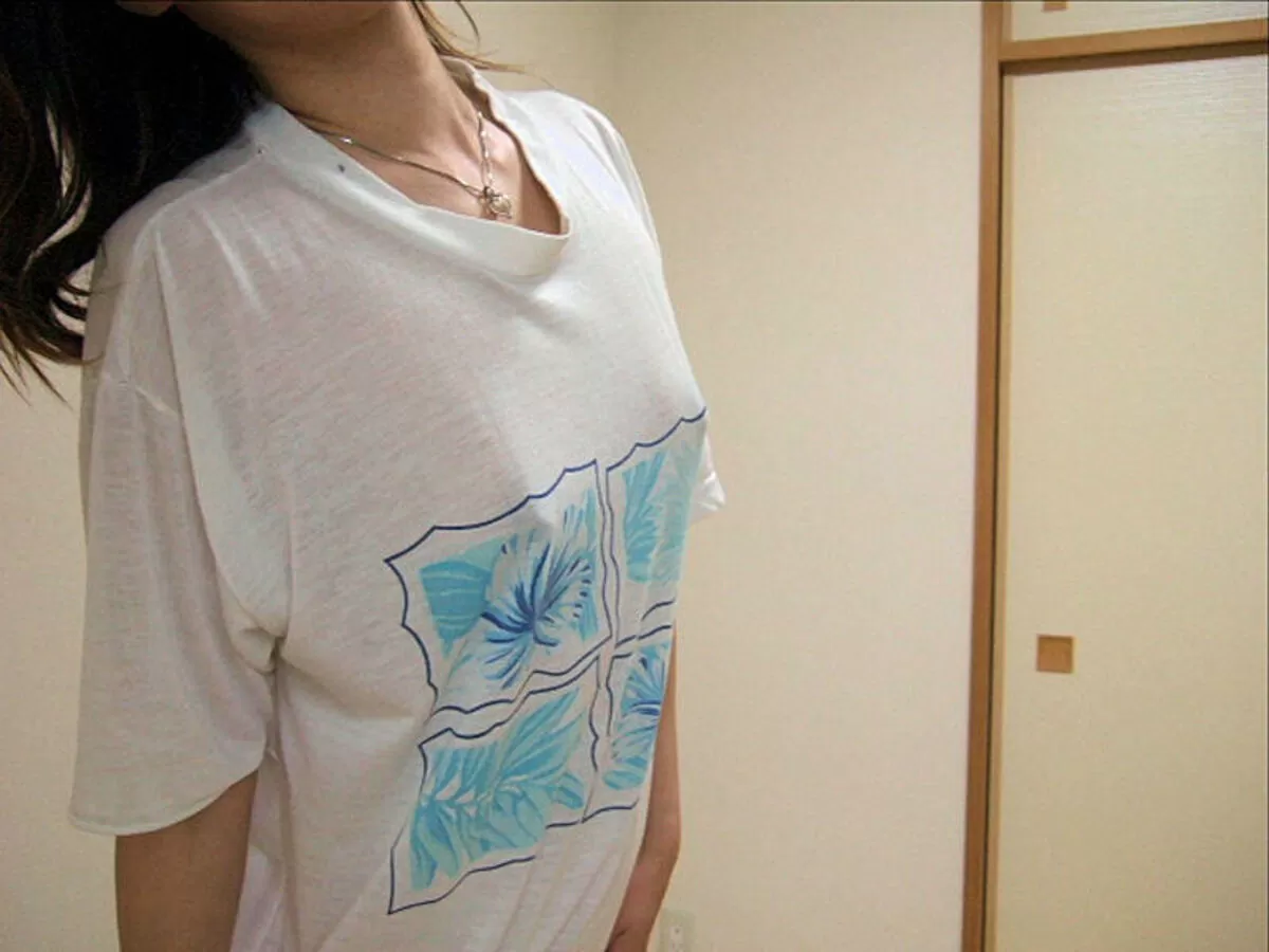 貧乳でもノーブラ着衣がエロいってことは乳首がめちゃ偉大ってこと?w050