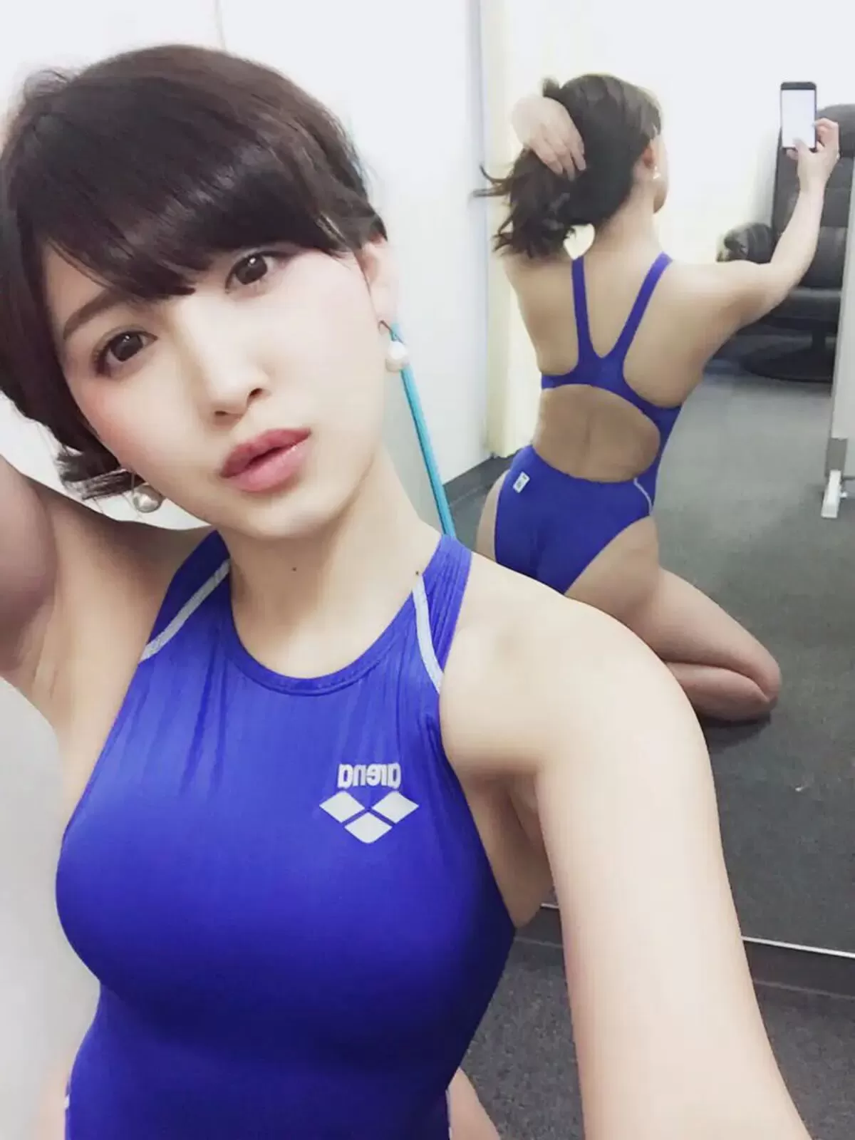 競泳水着の巨乳エロ画像061
