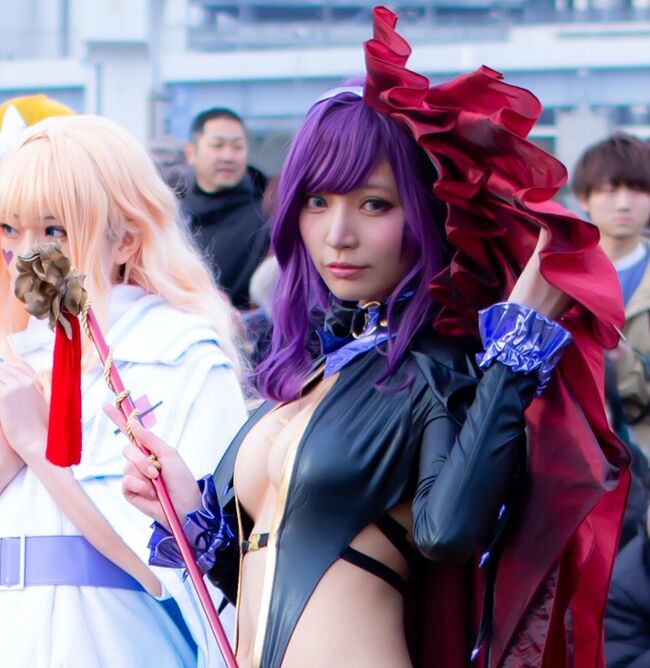 冬コミ エロ画像129枚 (C97)の過激コスプレイヤーや美少女レイヤーのおっぱい・パンチラ集めてみたのサムネイル