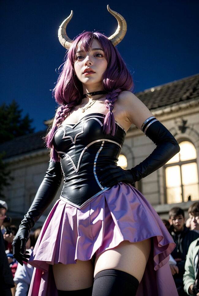 アウラコスプレAIエロ画像104枚 かわいくてサディスティックな大魔族美少女生成してみたのサムネイル