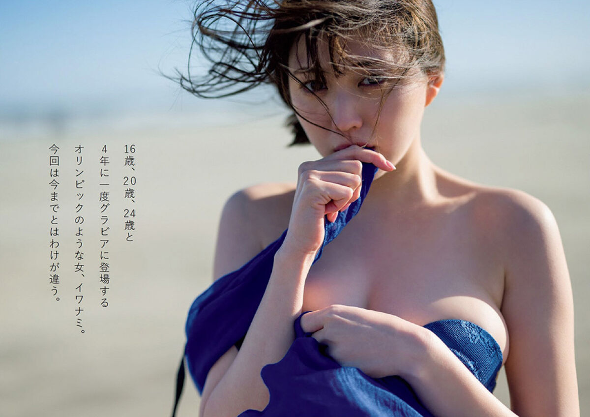 【岩﨑名美 エロ画像138枚】Gカップ爆乳モデルの谷間＆デカ尻美脚グラビアまとめのサムネイル