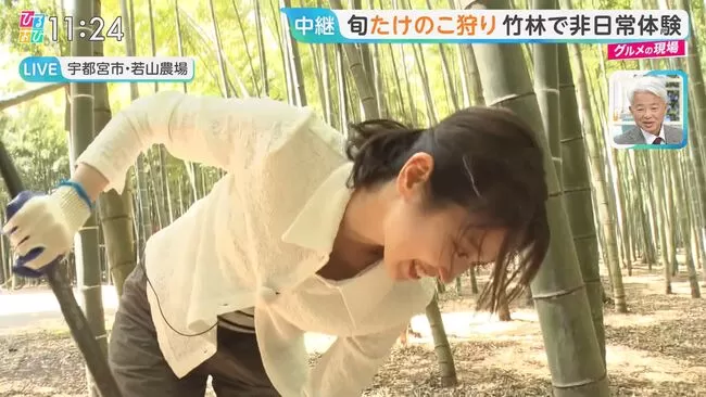 【画像11枚】ひるおびで佐々木舞音アナが白ブラ貧乳胸チラ放送事故！のサムネイル