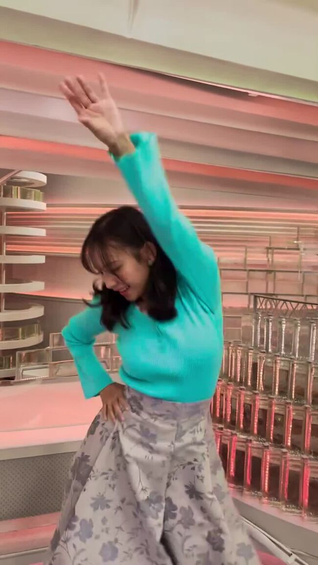 【画像+動画】イット！ダンス動画で石渡花菜アナ、激しい乳揺れおっぱいを晒す！のサムネイル