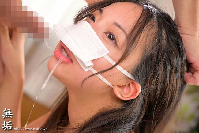 風谷みれいエロ画像10枚 イラマ顔も美しいスレンダーマスク美女がAVデビューのサムネイル