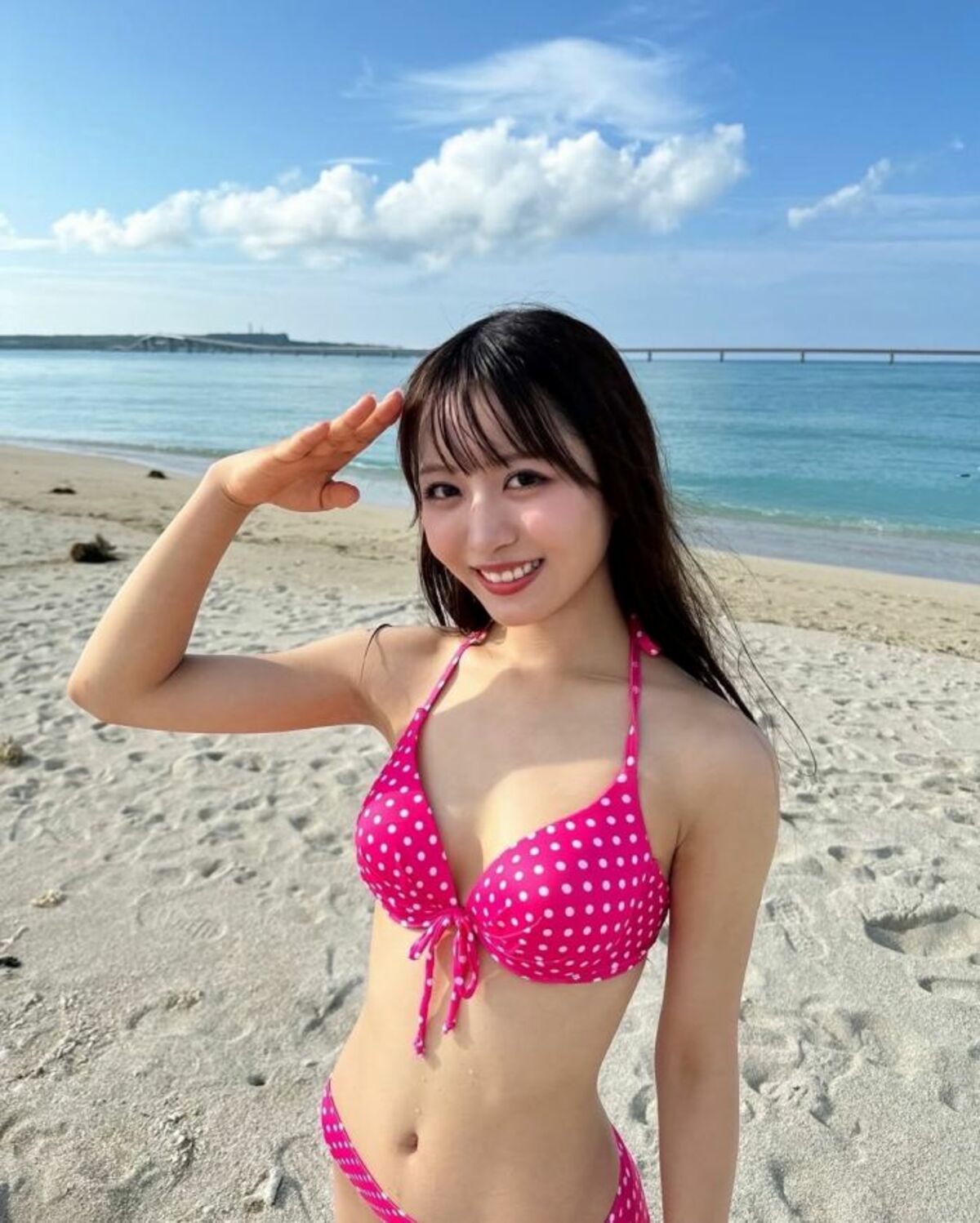 沖玲萌エロ画像50枚 現役JDタレントの巨乳水着グラビア集めてみたのサムネイル