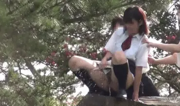 JKおしっこエロGIF画像48枚 野ションやトイレ盗撮など勢いよく放尿してる女子校生集めてみた028