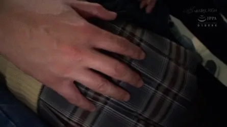 JK痴漢エロGIF画像97枚 満員電車やバスでおっぱいやお尻をまさぐられてる女子校生集めてみた075