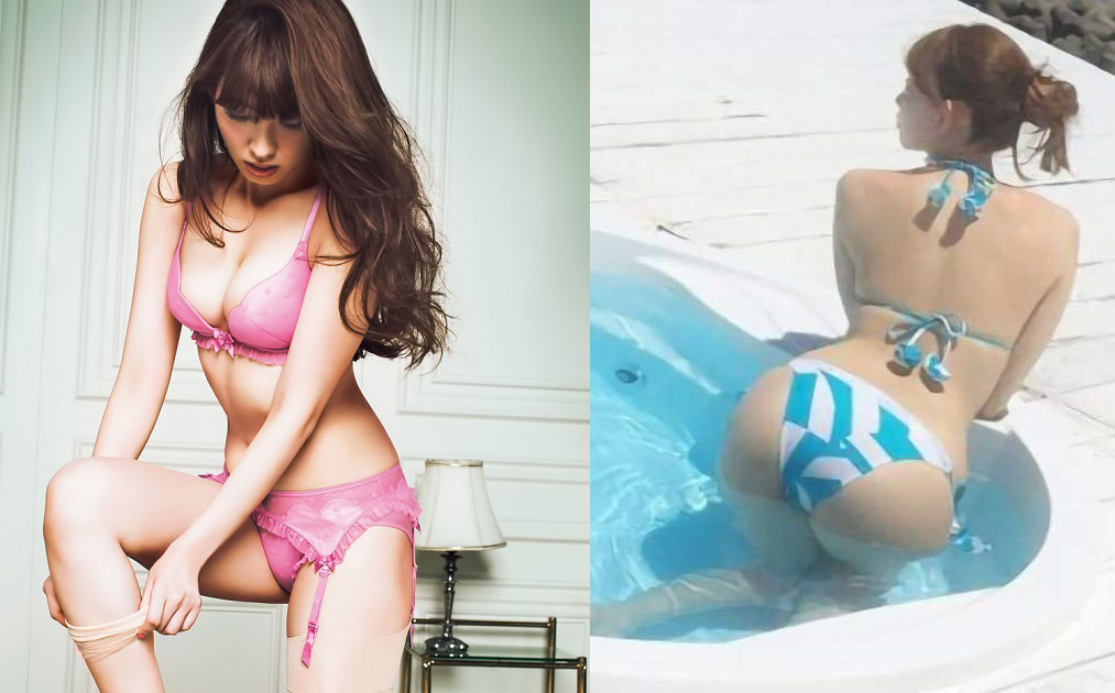 【AKB48】卒業生、小嶋陽菜のDカップおっぱいがエロい！デカ尻プリケツたまらん！（※GIF有り）のサムネイル
