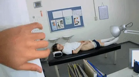 JKオナニーGIF画像100枚 角オナやバイブで自らマンコを慰めてるドエロ女子校生集めてみた085