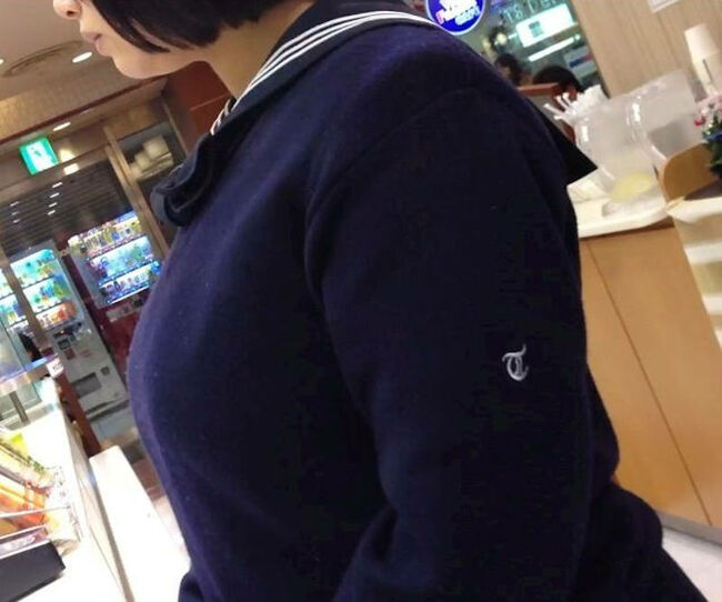 爆乳JK×制服っていう組み合わせ最強すぎｗｗｗ (エロ画像37枚)069