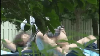 青姦エロGIF画像145枚 公園や林など野外でセックスしてるJKや人妻集めてみた150