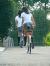 JK自転車パンチラエロ画像104枚 チャリで通学してる女子高生の立ちこぎや風チラ集めてみた011