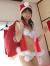 サンタコスプレでおっぱい025