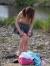 外で脱いでいる女子たちを盗撮したらオッパイが撮れた！！！010