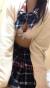 制服姿でエロ自撮りする女子校生の若々しいおっぱい画像002