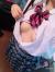 制服姿でエロ自撮りする女子校生の若々しいおっぱい画像015
