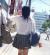 JKのハプニングエロ画像。びしょ濡れになった時の透けブラエロい！065