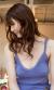 【ノーブラ】乳首が透けて見えるノーブラ女子のおっぱい画像048