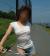 【ノーブラ】乳首が透けて見えるノーブラ女子のおっぱい画像005