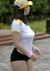 【ノーブラ】乳首が透けて見えるノーブラ女子のおっぱい画像009