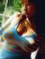 【ノーブラ】乳首が透けて見えるノーブラ女子のおっぱい画像011