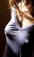 【ノーブラ】乳首が透けて見えるノーブラ女子のおっぱい画像039